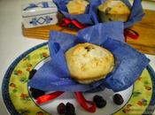 Muffins arándanos naranja confitada (Blueberry Muffins)