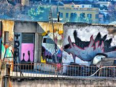 Graffittis Atenas: color creatividad tiempos difíciles