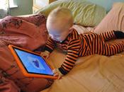 Crecer tablet manos.