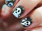 Uñas decoradas Fantasmas #ManisdeHalloween