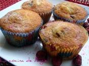 Muffins arándanos rojos