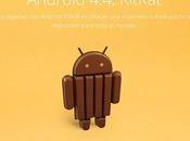 filtran posibles características Android (KitKat)