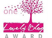 Nominación Lovely Blog Award