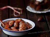 Castañas almibar