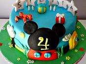 Tarta casa Mickey Mouse