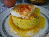 Ensalada templada cuscús naranja bacalao