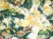 Espinacas queso provolone