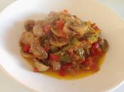 Salchichas salsa champiñones