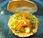 Concha marisco vegetales