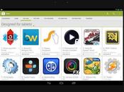 Google Play comenzó identificar apps diseñadas para tabletas