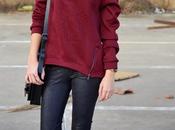 Burgundy: black