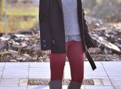 Burgundy grey