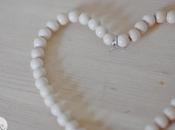 #131. Corazón cuentas madera/Wood beads heart