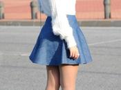 Look day: Fluffy Sweater Skater Skirt