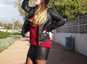 Leather look! Black raspberry