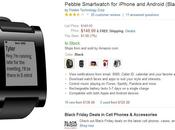 Pebble Smartwatch está venta Amazon.com Technology Corp 148.99$