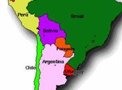 Vecinos malvados: países sudamericanos territorio perdido.