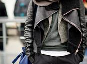 Street style inspiration; leather.-