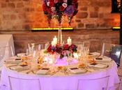 Tendencia: mesas banquetes boda iluminadas debajo