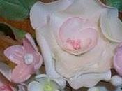 Como hacer rosas pistilos flores hortensia pasta goma