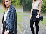 Nude blouse.
