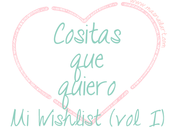 wishlist cositas quiero