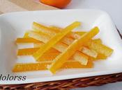 Piel naranja confitada