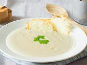 Sweet potato soup with cheese crisps Crema boniato crujientes queso
