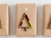 Arbolitos navideños para decorar regalos