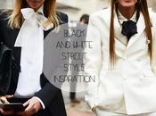When doubt wear black white Street style inspiration