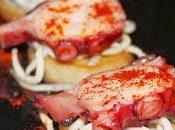 Pulpo setas gulas