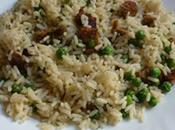 Arroz seitán guisantes