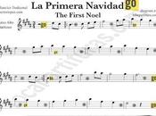 Primera Navidad partitura para Saxofón Alto Barítono Villancico popular
