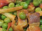 Receta guisantes Catalana
