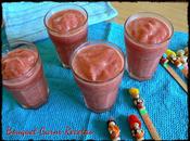 Batido sandía frutillas