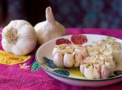 Ajos asados microondas