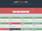 JustDelete.me: directorio para eliminar todas cuentas