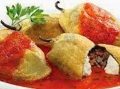 Chiles anchos rellenos picadillo