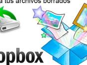 Como recuperar archivos eliminados DropBox