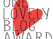 ¡Premio! Lovely Blog Award