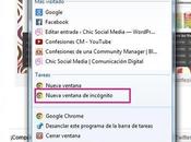 Ventana Incógnito Google Chrome