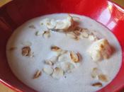 Sopa almendras rape