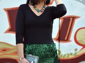 Outfit Green sequins