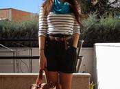 Navy without tights