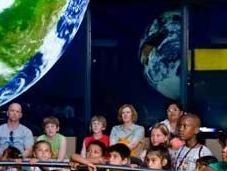 NASA estrena excepcional película sobre agua pantalla esférica