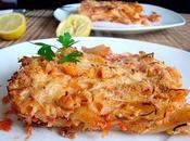 Macarrones queso parmesano atún