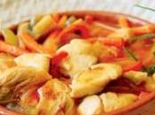 Cazuela pescado arroz blanco para celíacos