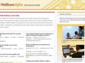Buscador Wolfram Alpha para profesores