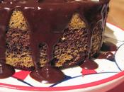 Tarta rayada chocolate