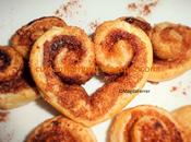 Corazones canela